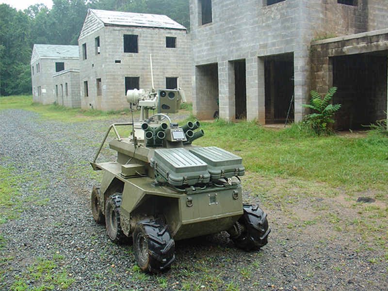 NREC's Infantry support vehicle testing in the field. 