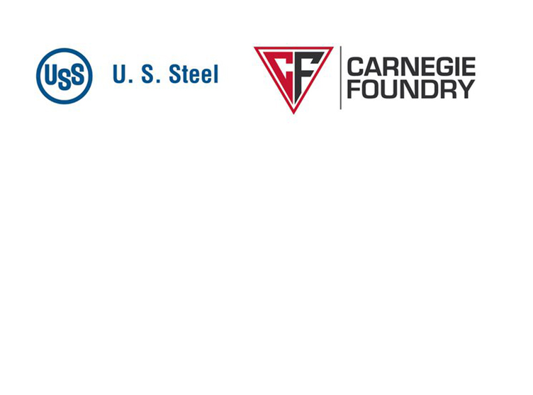 U.S. Steel and Carnegie Foundry logos